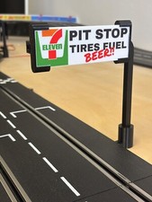Carrera 1/24-1/32 track Pit Stop and Pit Lane Signs