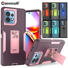 For Motorola Edge+ Plus 2023 Shockproof Rugged Slim Case Cover+Screen Protector