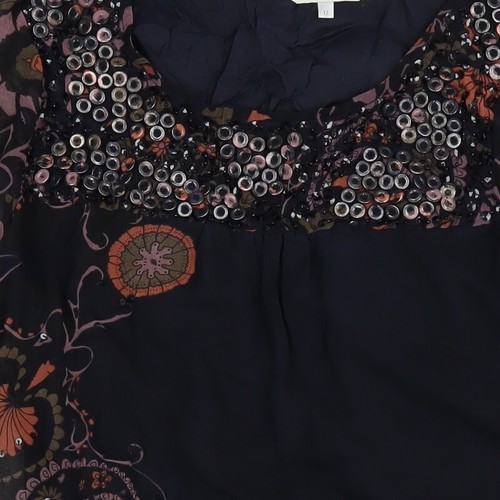 RJR.John Rocha Womens Multicoloured Geometric Polyester A-Line Size 12 Round Nec - Picture 5 of 10