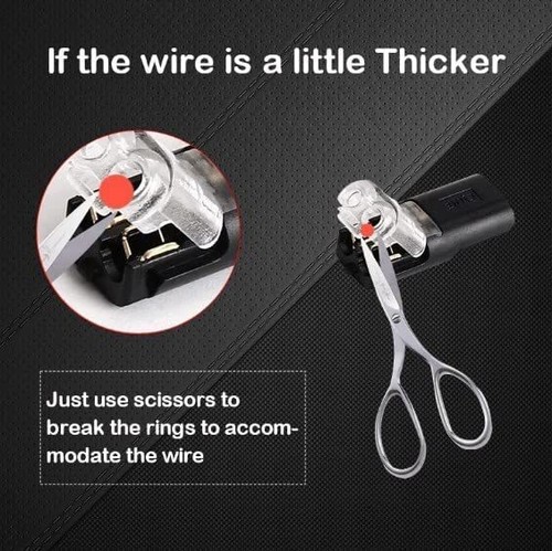 50PCS Double-Wire Plug-in Connector with Locking Buckle Pluggable Wire Connector - Picture 5 of 17