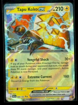 tapu TAPU KOKO EX Paradox Rift Holo CGC 10 - Nostalgium