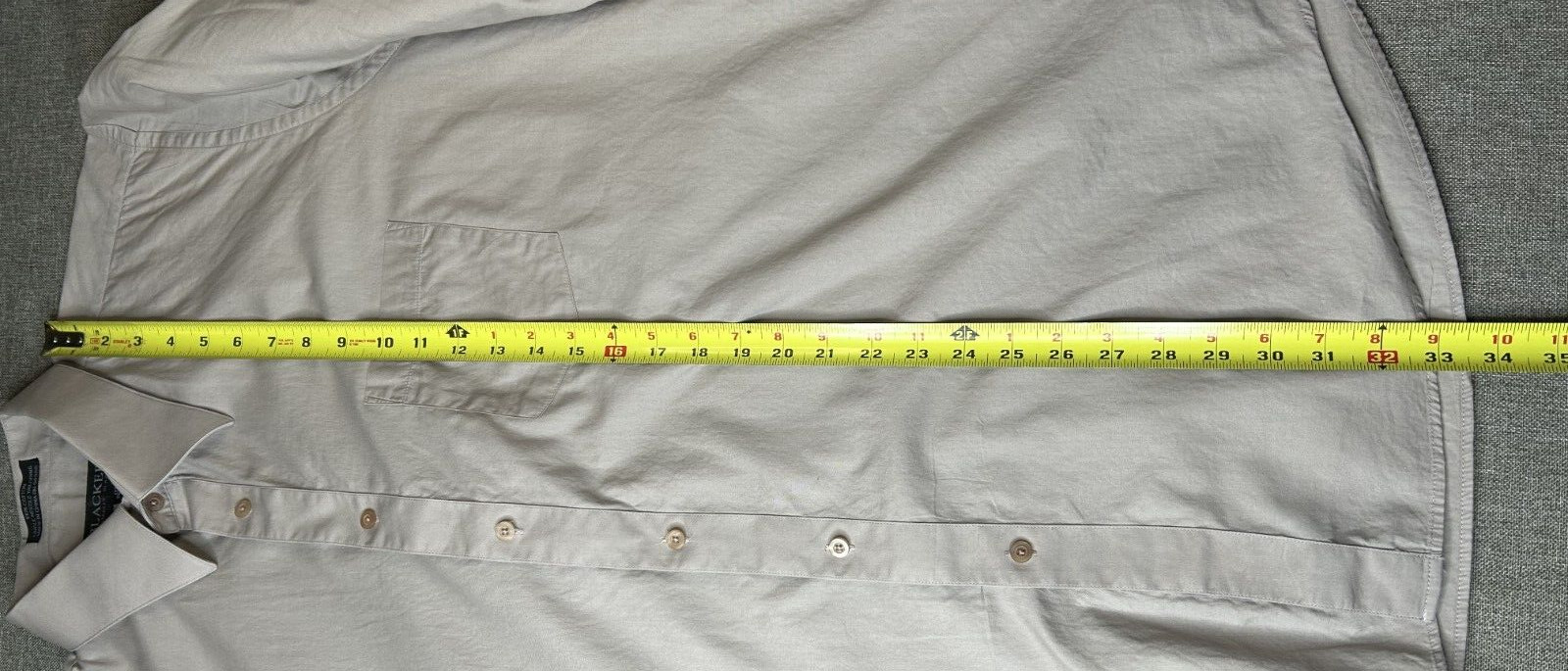 Blacker by Stanley Blacker Button Up Dress Shirt … - image 8