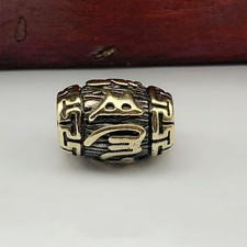 Mantra Brass Bead Parachute Cord Knife Lanyard Pendant EDC DIY Accessories