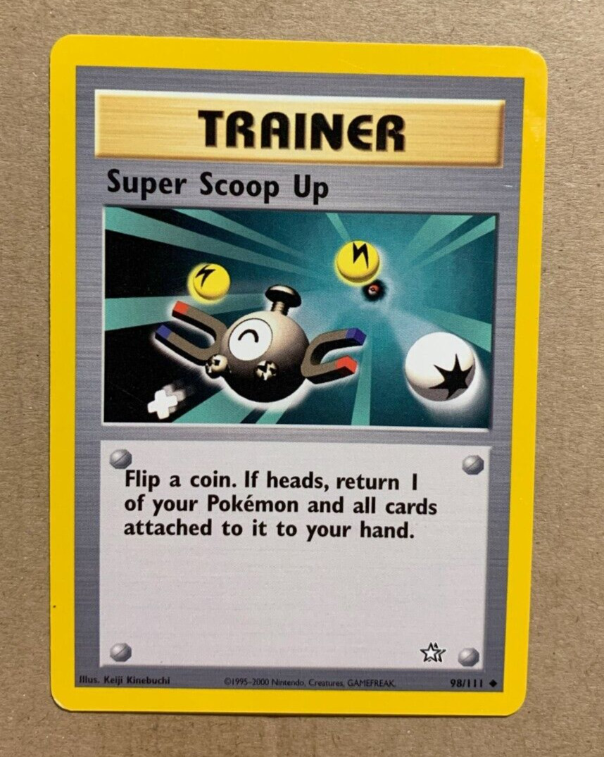 Super Scoop Up 98/111 Neo Genesis - Uncommon Pokemon Card - HP