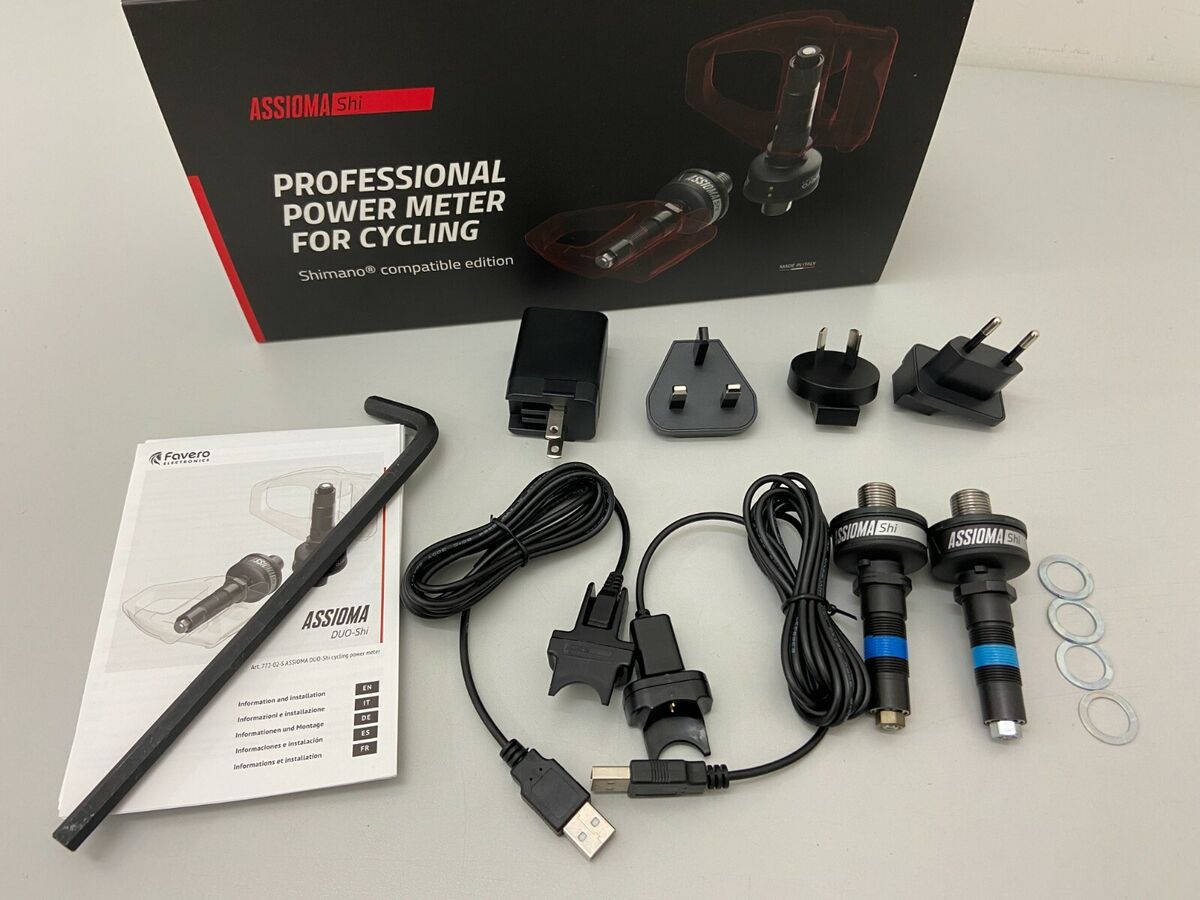 Favero Assioma Duo-shi Power Meter Spindles for sale online Favero Assioma Duo-shi Power Meter Spindles for sale online