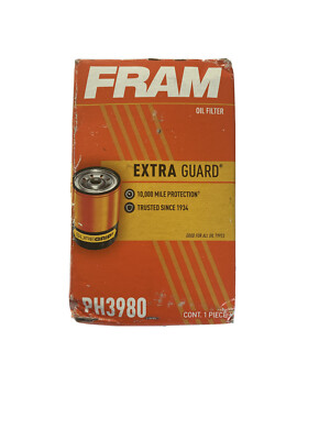 FRAM PH3980 Extra Guard Oil Filter (1 Piece) New