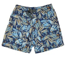 Men's Columbia Omni-Shade Geometric Mesh Lined Swim Trunks Board Shorts Sz S 8L