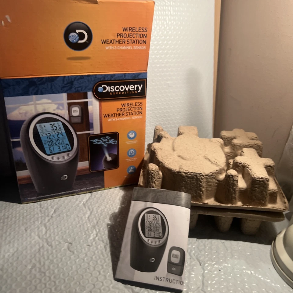 Discovery EXPEDITION Wireless PROJECTION Weather Station Forecaster MUTI CHANNEL - Image 2 of 4