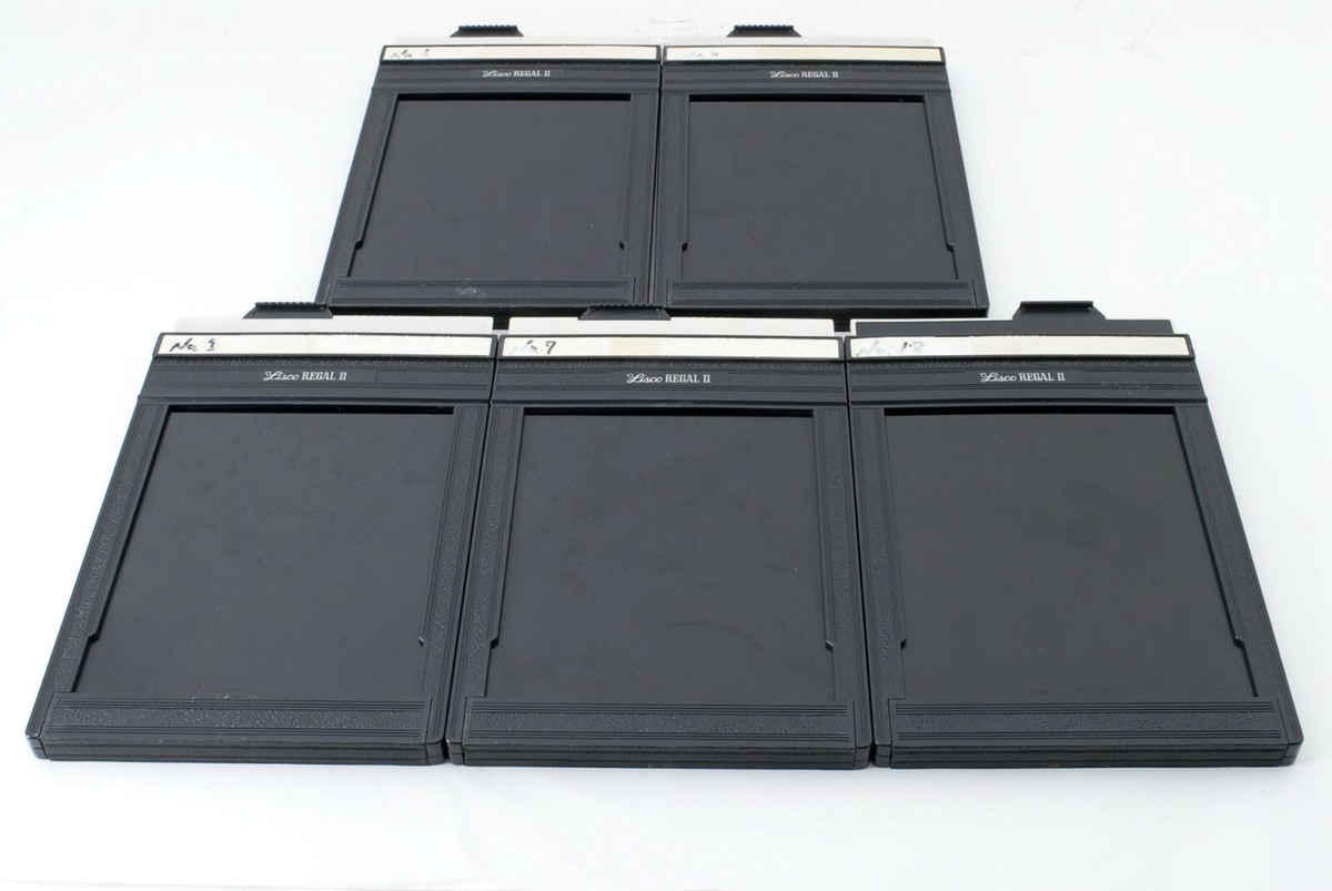 Excellent+* Lisco REGAL II 4x5 5 pieces Cut Film Holder from JAPAN