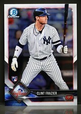 2018 Bowman Chrome #21 Clint Frazier RC New York Yankees