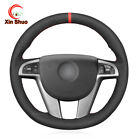 <!--F#f_0-->Black Genuine Leather Hand Sew Steering Wheel Cover For Holden Commodore VE Ute<!--F/-->
