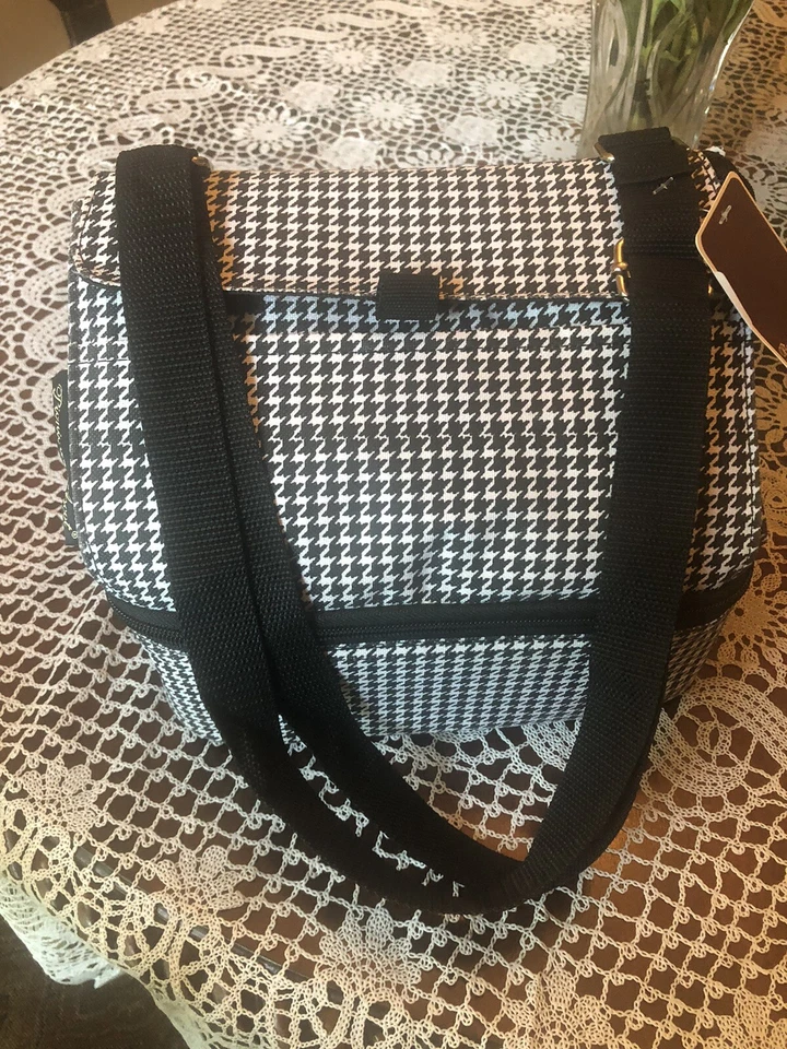 Bolsa refrigeradora de almuerzo aislada para picnic en Ascot pata de gallo piscina playa parque de viajes Foto 2 de 4