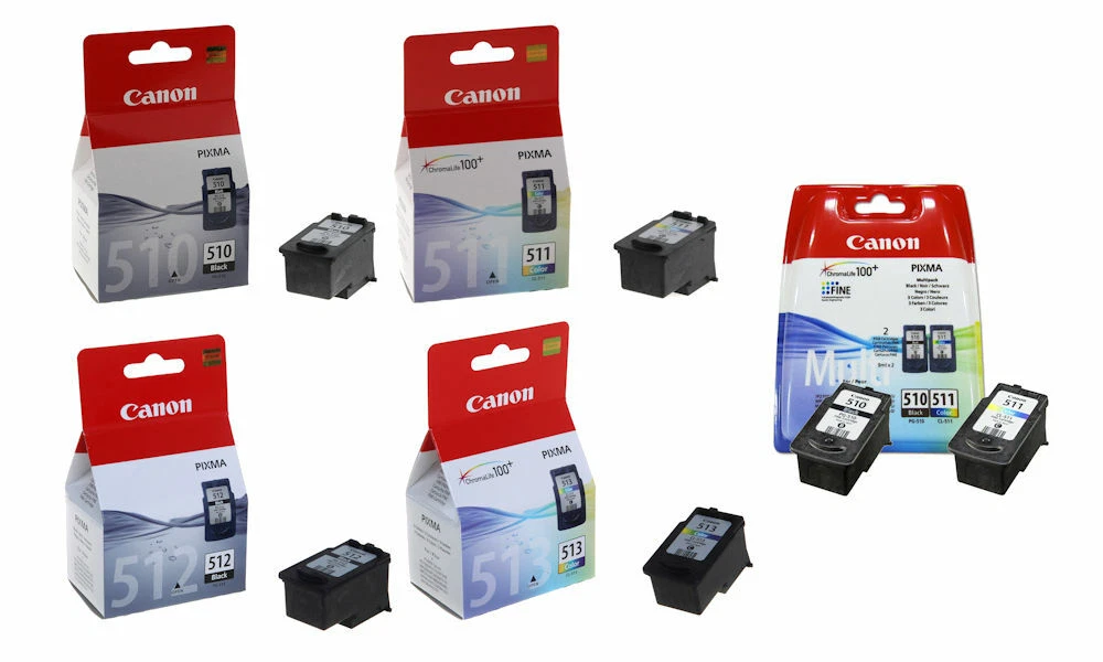 Canon PG510 CL511 PG512 CL513 Black Colour Ink Cartridge For PIXMA MX340 Printer