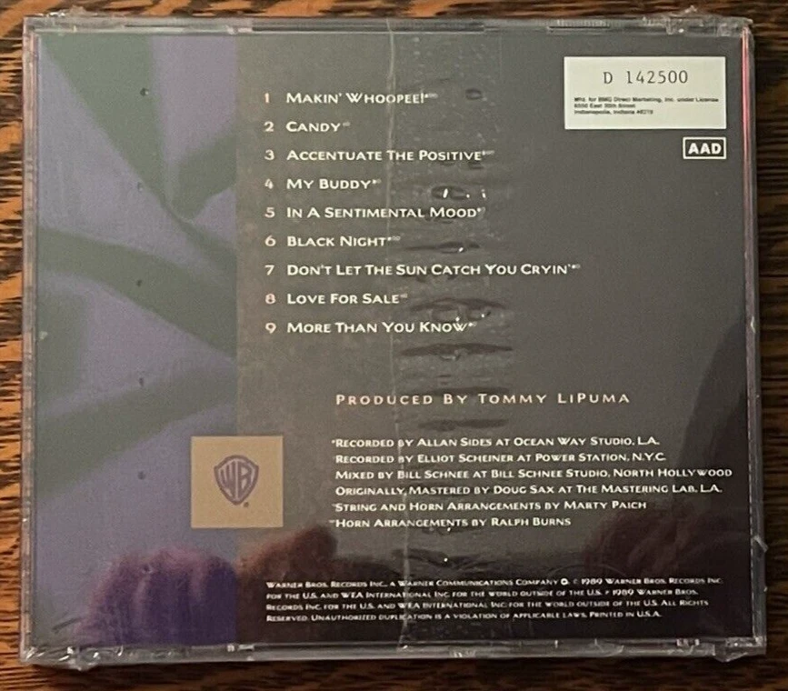 SEALED** CD~ DR. JOHN~ 1989~ IN A SENTIMENTAL MOOD Foto 3 de 4