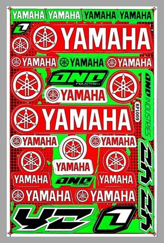Yamaha Stickers Helmet Decal For Motorcycle Car ATV Bike Motor Sport Racing Y09 - Picture 2 of 6