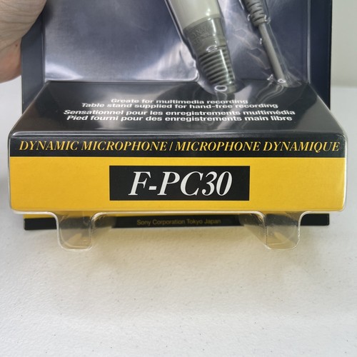 Sony F-PC30 Microphono dinamico. Uni direzionale. Microfono vintage NOS - Foto 4 di 8