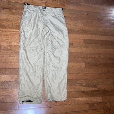 Drakes  Mens Flat Front Adjustable Trousers Khaki - Size M.