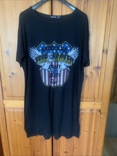 Women’s Tshirt Dress Size 10 Lace Trim