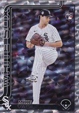 MIKE VASIL TOPPS UPDATE ROOKIE SILVER CRACKLE FOILBOARD RC WHITE SOX US-219 2025