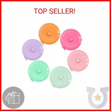 6 Pack Tape Measure Measuring Tape for Body Measurements, Retractable Small Mini