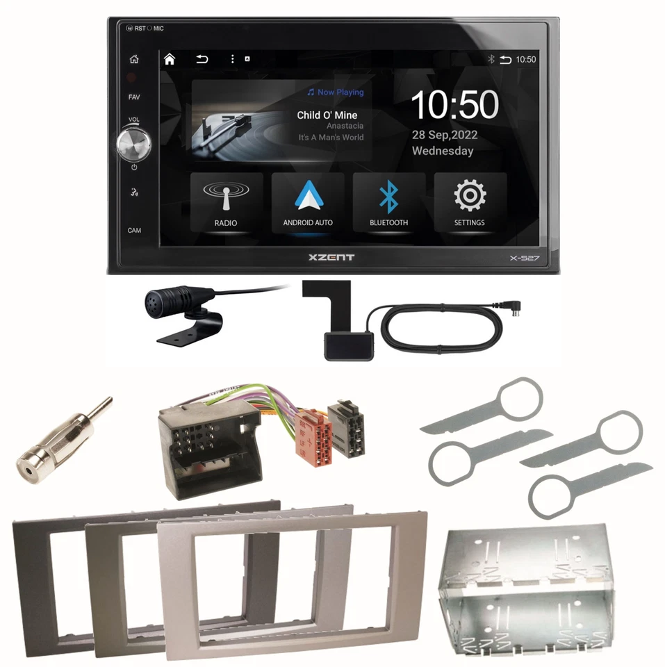 Xzent X-527 Android Auto CarPlay Einbauset für Ford Focus C-Max Fiesta Transit - Bild 1 von 1