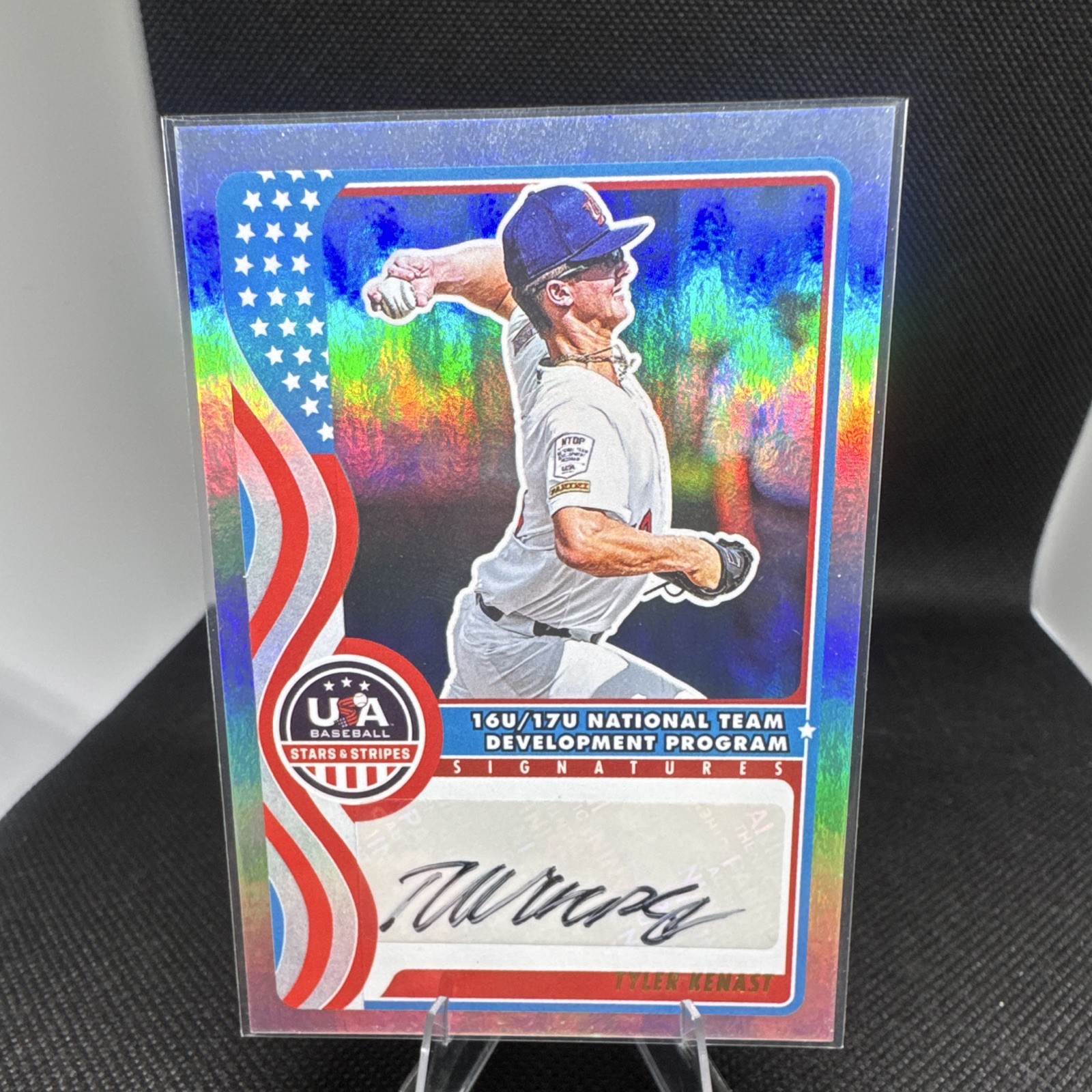2025 Panini USA Baseball Stars & Stripes Tyler Kenast NTS-TK Auto Insert