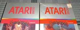 Atari 2600 Swordquest EarthWorld & FireWorld 2 Games Lot. CIB Tested Vintage 