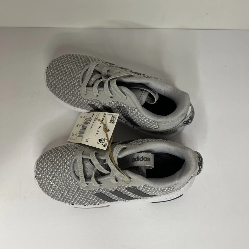 Adidas Baby Racer TR 2.0 H04462 Zapatos para Correr para Niños y Niñas, Gris Foto 3 de 4
