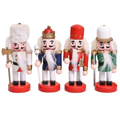 4 Pcs Nussknacker-anhänger Nussknacker- Handwerksdekoration