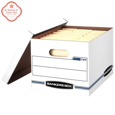 Bankers Box Basic Duty Letter/Legal File Storage Box with Lids, 10 Pack new