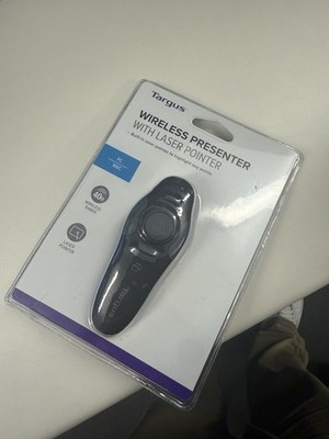 Targus Wireless USB Presenter Laser Pointer AMP16B Highlight Key PC MAC 2.4GHz