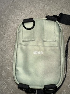 Brixley Unisex Crossbody Bag Sage Green Adjustable Strap