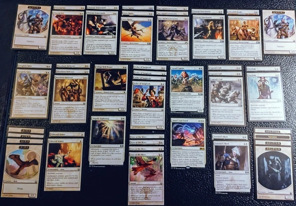 Captain's Call Commandos ~ ELITE Mono White Mtg Deck ~ Magic: The Gathering RARE - Image 2 of 2