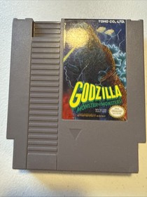 Godzilla (Nintendo Entertainment System, NES, 1989) Authentic Tested Video Game