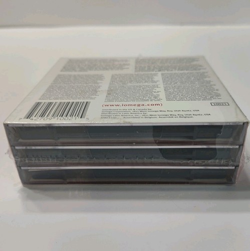Iomega Zip 100~3-Pack Disks~SEALED NEW~IBM Compatible Formatted Storage Media - 第 3/3 張圖片