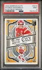 2022 Donruss Elite Patrick Mahomes 16/25 ELITE DECK ORANGE PSA 9