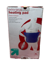 up  up XL Electric Heating Pad 12x24 Blue Temp Settings Auto Shut-Off Remote