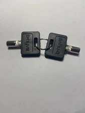Orbit B·hyve Sprinkler Timer Keys, 2-Pack with Key Ring, Genuine OEM part.