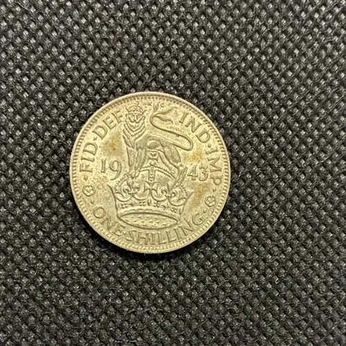 Photo of a 1943 George VI Shilling from an eBay listing that sold on Jul 15, 2026