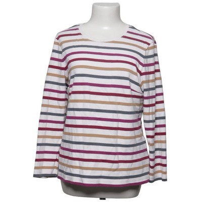 Atelier GS, Langarmshirt, Größe: 44, Weiß/Mehrfarbig, Baumwolle, Streifen #Kv3