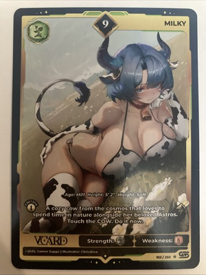 #ad #ad VCard Awakened Worlds: First Edition Milky 9 Regular 102 250 $3.75