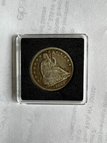 1863 50c Seated Liberty Half Dollar. Attractive Circulated Example!