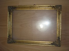 alter Biedermeier Bilderrahmen - 100% Original - 39,5 cm x 29 cm Berliner Leiste