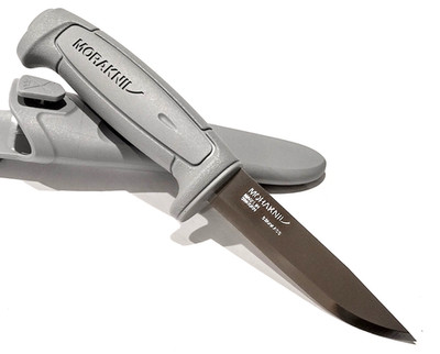8.25'' SWEDEN MORA MORAKNIV MILITARY GRAY BASIC 546 STAINLES STEEL TACTICAL KNIFE
