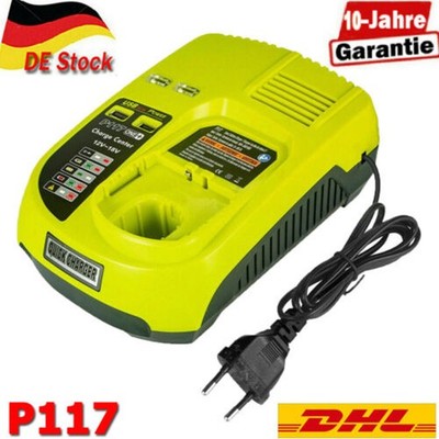 P117 Fast Ladegerät Für Ryobi ONE+ Plus Li-ion/Ni-Cd/Ni-MH Akku P108 RB18L50 DHL