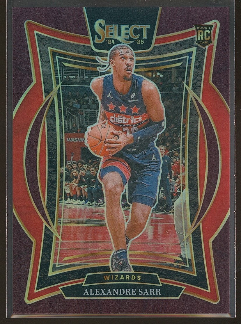 Alexandre Sarr 2024-25 Panini Select Concourse Maroon Prizm RC #73 /175