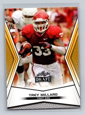 2014 Leaf Draft #61 Trey Millard Oklahoma Sooners Gold