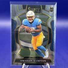 2025 Panini Select Omarion Hampton RC #2 Base Concourse Rookie Chargers 1st Rd