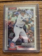 2026 Topps Series 1 Celebration Confetti Foil Owen Caissie #233 Rookie RC