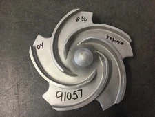 Durco 2K 3x2-10A ANSI Impeller, 316SS, 8.75"dia, PN DT51052A, #91057
